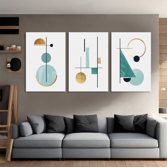 Geometric Wonders Canvas Wall Art Prints