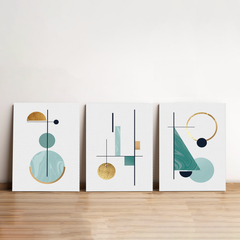 Geometric Wonders Canvas Wall Art Prints