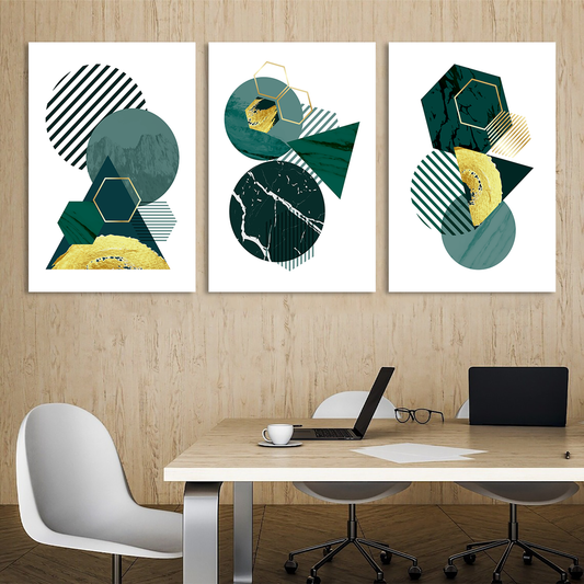 Prismatic Geometry Canvas Wall Art Prints