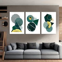 Prismatic Geometry Canvas Wall Art Prints