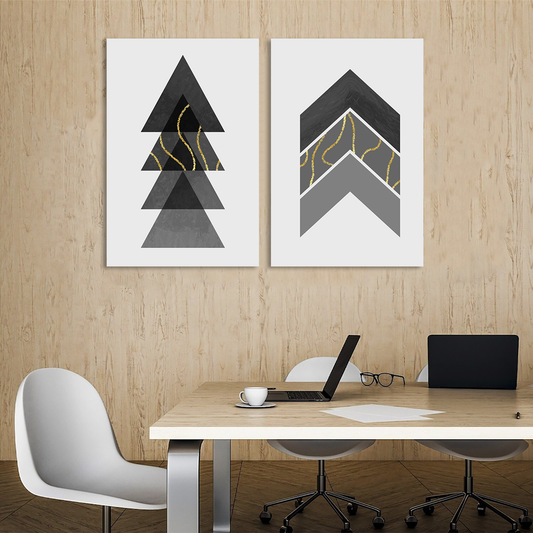 Geometric Brilliance Canvas Wall Art Prints