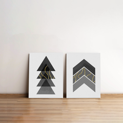 Geometric Brilliance Canvas Wall Art Prints