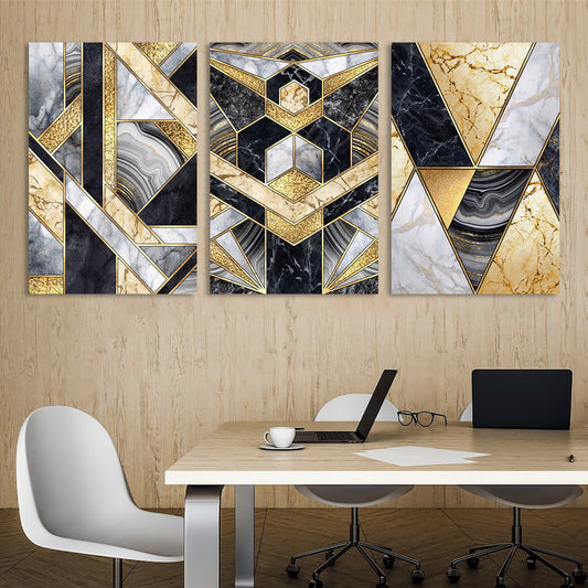 Geometric Harmony Canvas Wall Art Prints