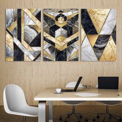 Geometric Harmony Canvas Wall Art Prints