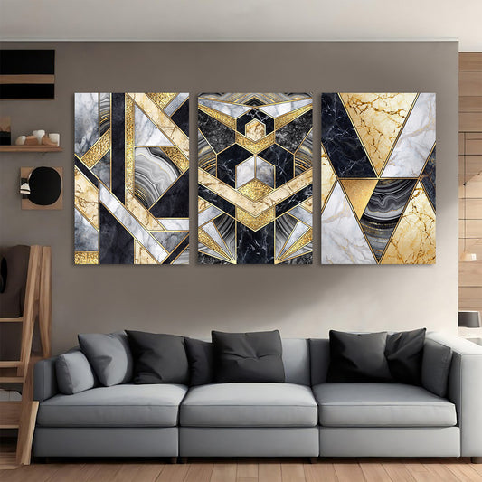 Geometric Harmony Canvas Wall Art Prints