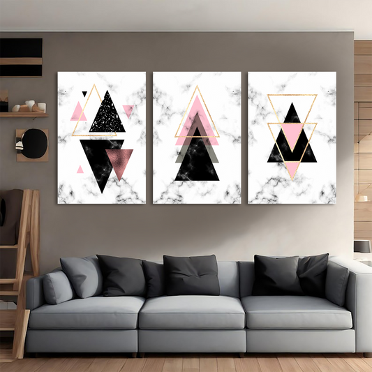 Geometric Spheres Canvas Wall Art Prints