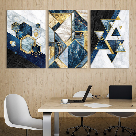 Geometric Surrealism Canvas Wall Art Prints