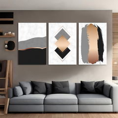 Symmetrical Shapes Canvas Wall Art Prints