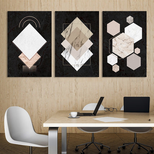 Abstract Geometry Canvas Wall Art Prints