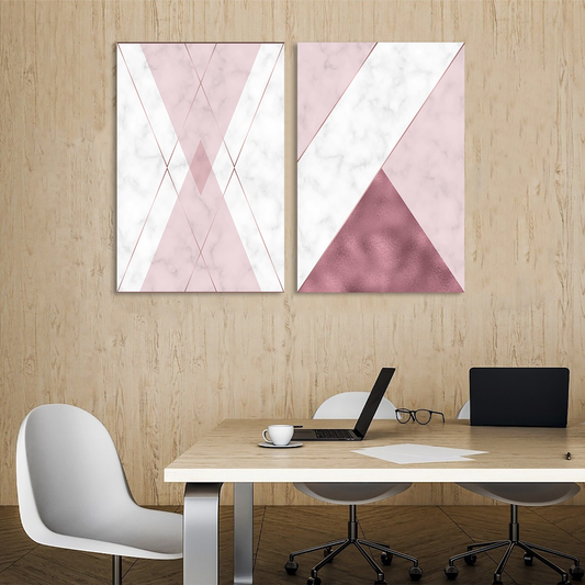 Geometric Illusions Canvas Wall Art Print