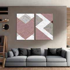 Hexagonal Patterns Canvas Wall Art Prints