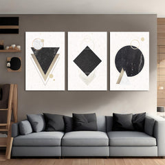 Polygonal Patterns Canvas Wall Art Prints