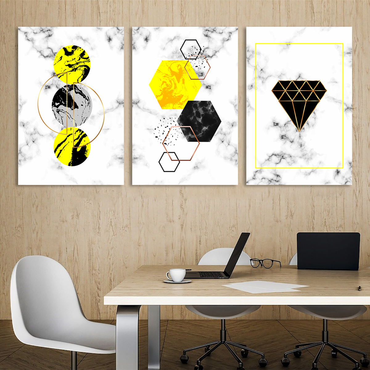 Geometric Symmetry Canvas Wall Art Prints