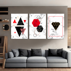 Radial Patterns Canvas Wall Art Prints