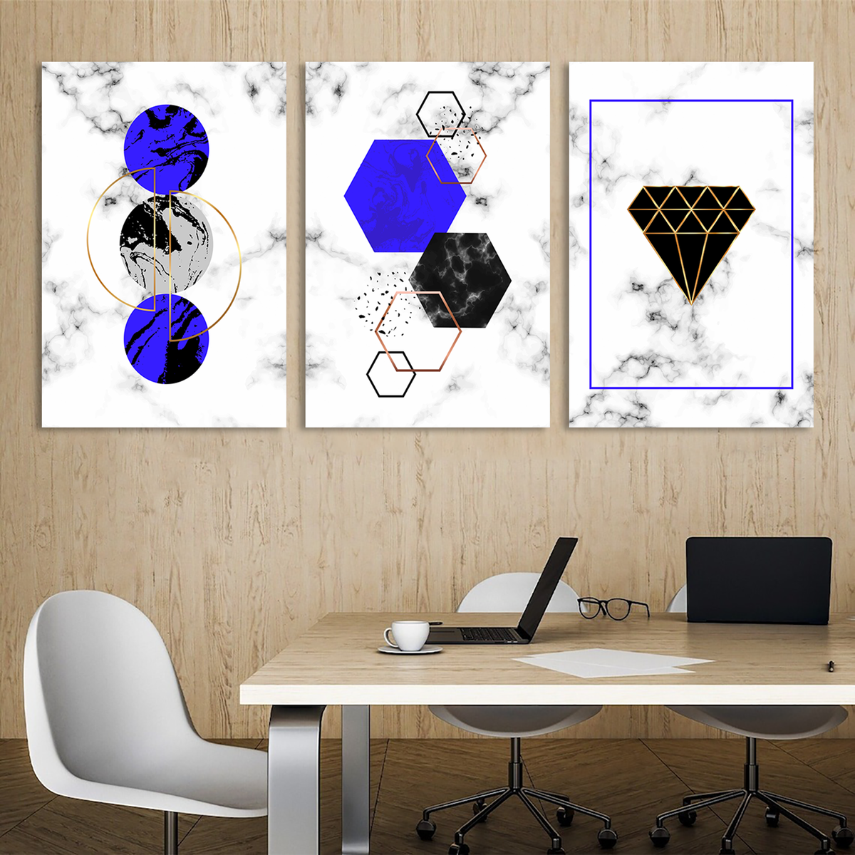 Linear Geometry Canvas Wall Art Prints