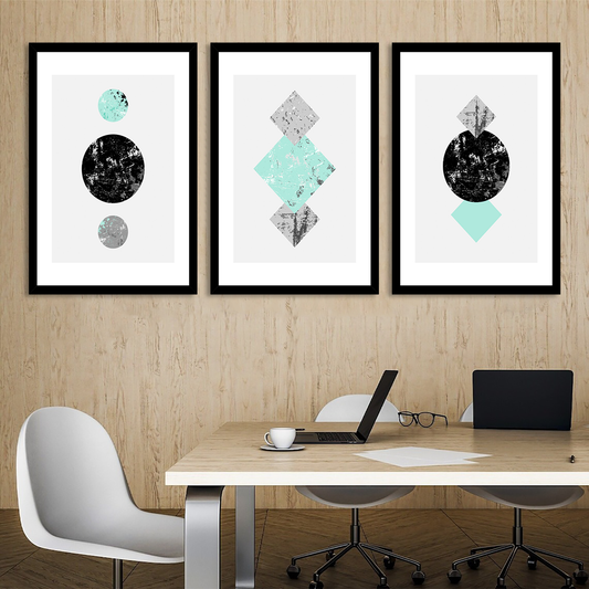 Geometric Abstractions Canvas Wall Art Prints