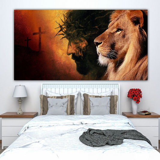 Jesus Face Canvas Wall Art Prints