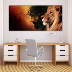 Jesus Face Canvas Wall Art Prints