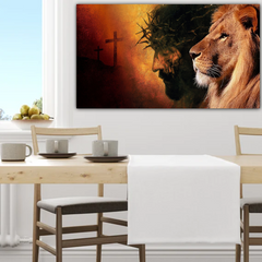 Jesus Face Canvas Wall Art Prints