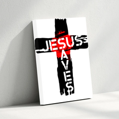 Reverent Jesus Canvas Wall Art Prints