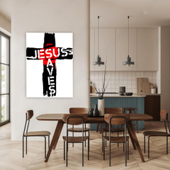 Reverent Jesus Canvas Wall Art Prints