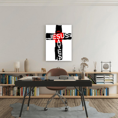 Reverent Jesus Canvas Wall Art Prints