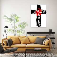 Reverent Jesus Canvas Wall Art Prints