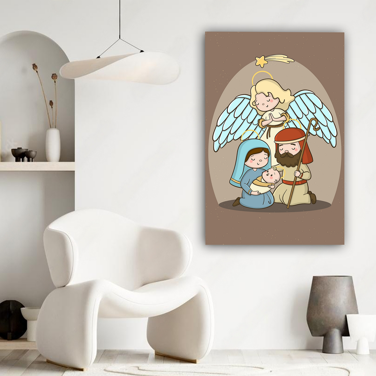 Majestic Jesus Canvas Wall Art Prints