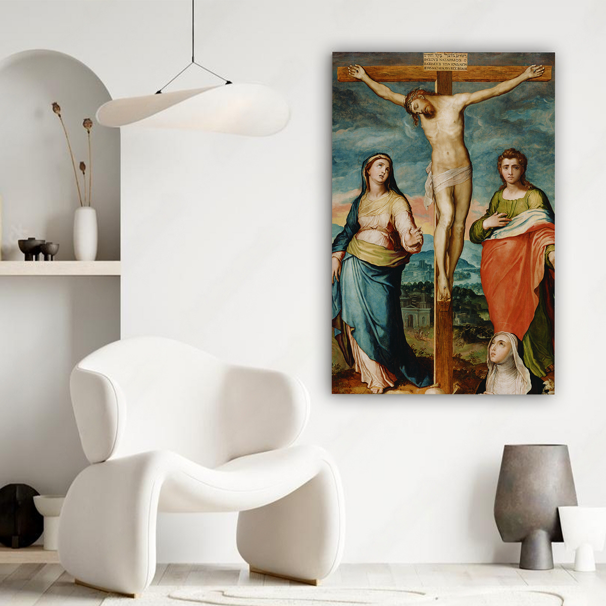 Inspiring Savior Canvas Wall Art Prints