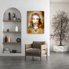 Serene Savior Canvas Wall Art Prints