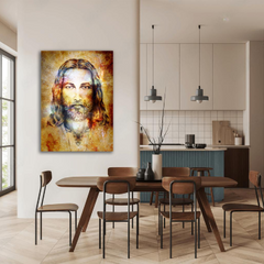 Serene Savior Canvas Wall Art Prints