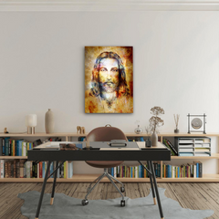 Serene Savior Canvas Wall Art Prints