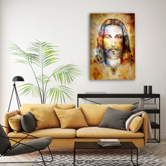 Serene Savior Canvas Wall Art Prints