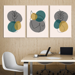 Graceful Floral Minimalist Canvas Wall Art Prints