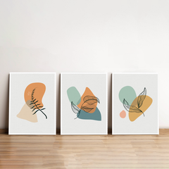 Timeless Floral Minimalist Canvas Wall Art Prints