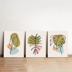 Minimalist Floral Minimalist Canvas Wall Art Prints