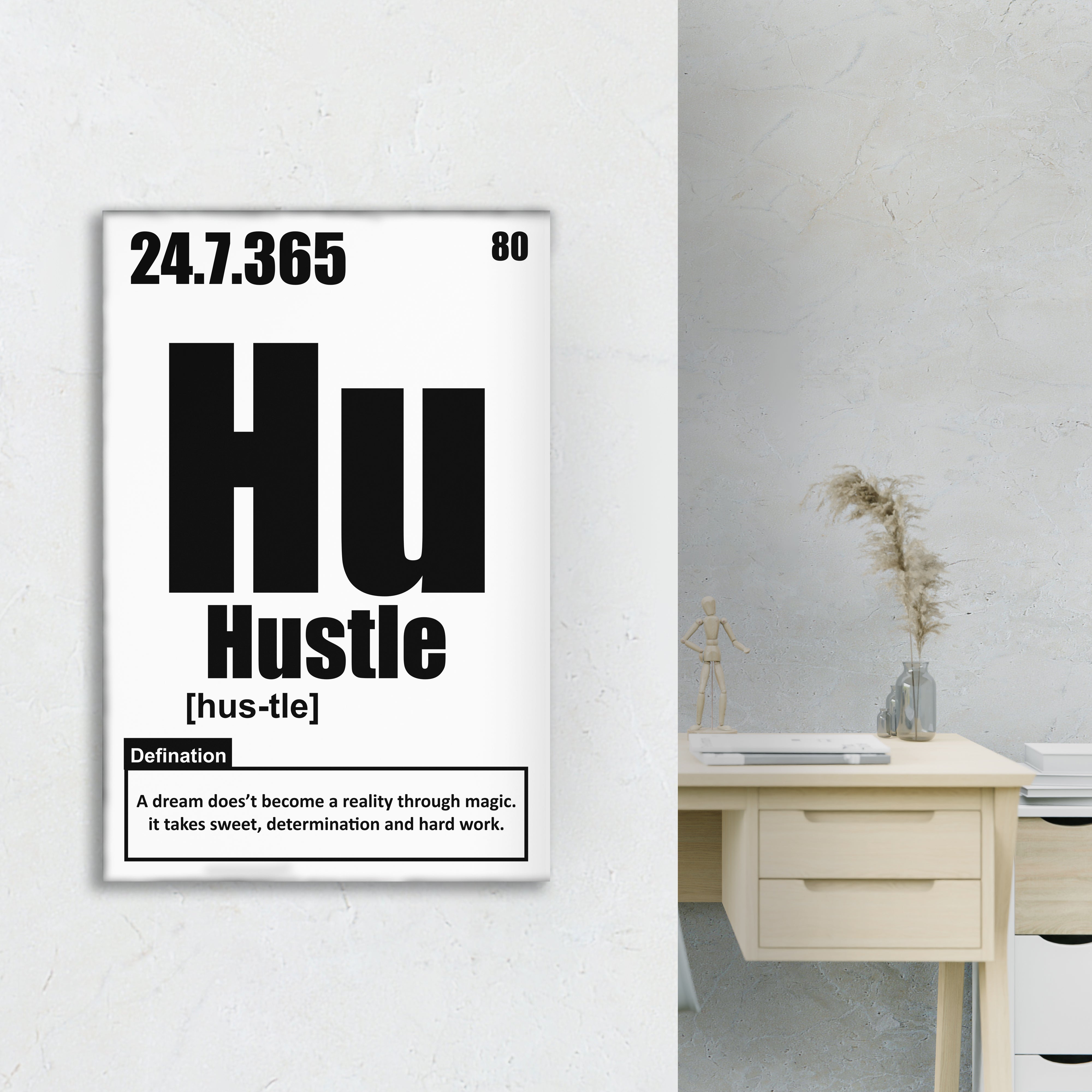 Hustle - Motivational Quotes.
