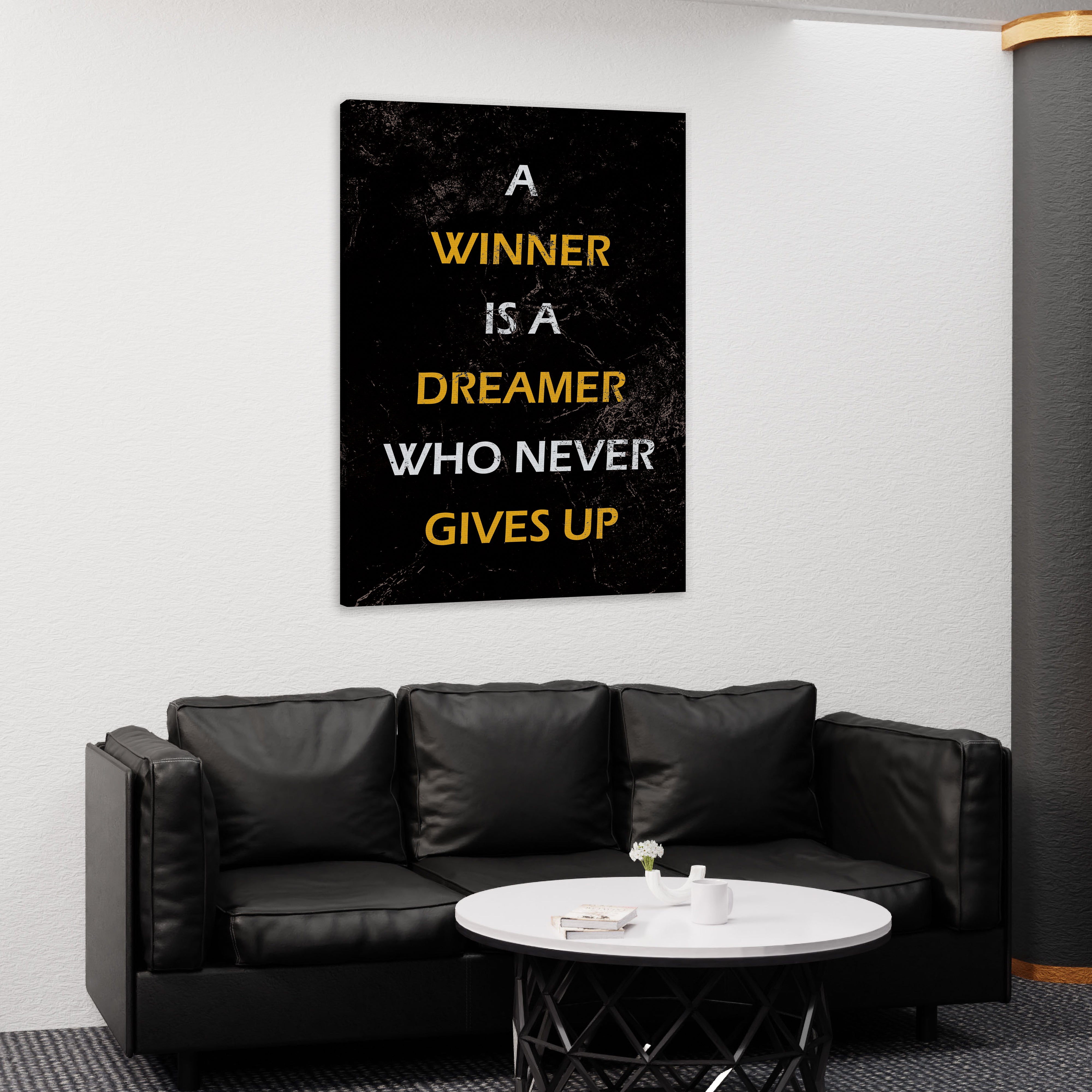 Dreamer Never Gives UP - Motivational Quotes.