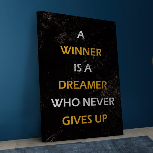 Dreamer Never Gives UP - Motivational Quotes.
