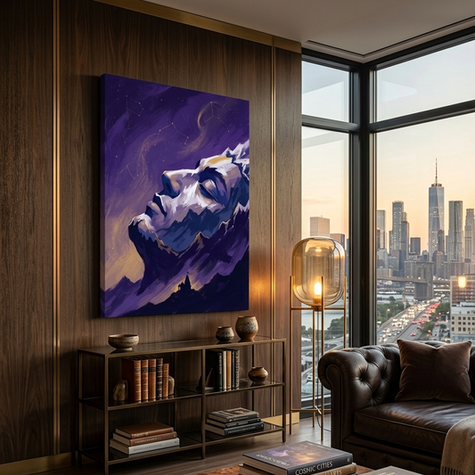 Dreaming Face Conceptual Canvas Prints for Living Room Art