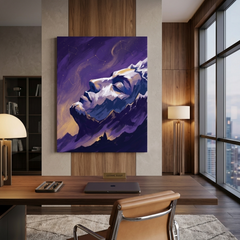 Dreaming Face Conceptual Canvas Prints for Living Room Art
