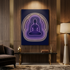 Meditation Buddha Conceptual Canvas Prints for Peaceful Home Art