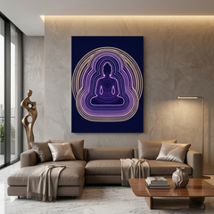 Meditation Buddha Conceptual Canvas Prints for Peaceful Home Art