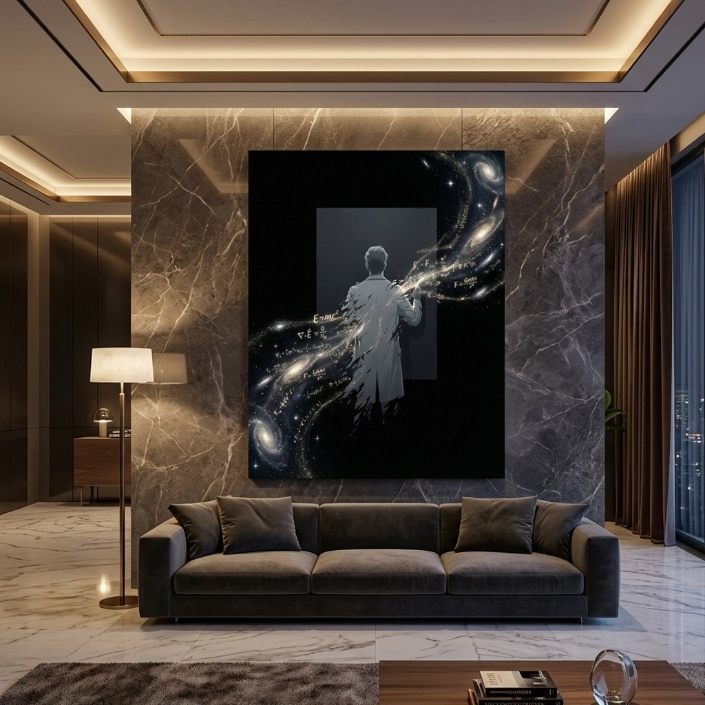 Scientist Universe Conceptual Canvas Prints for Living Room Art