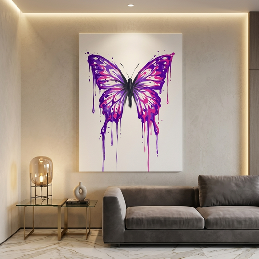 Butterfly Conceptual Canvas Wall Art Prints for Living Room Art