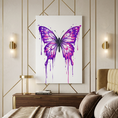Butterfly Conceptual Canvas Wall Art Prints for Living Room Art