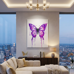 Butterfly Conceptual Canvas Wall Art Prints for Living Room Art