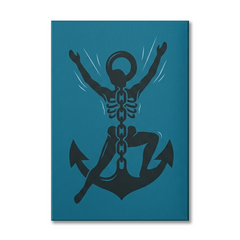 Anchor Freedom Conceptual Canvas Wall Art Prints for Home Decoration