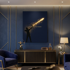 Archer Focus Conceptual Canvas Wall Art Prints for Living Room Art