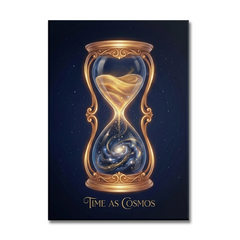 Time As Cosmos Conceptual Canvas Wall Art Prints for Study Room Art